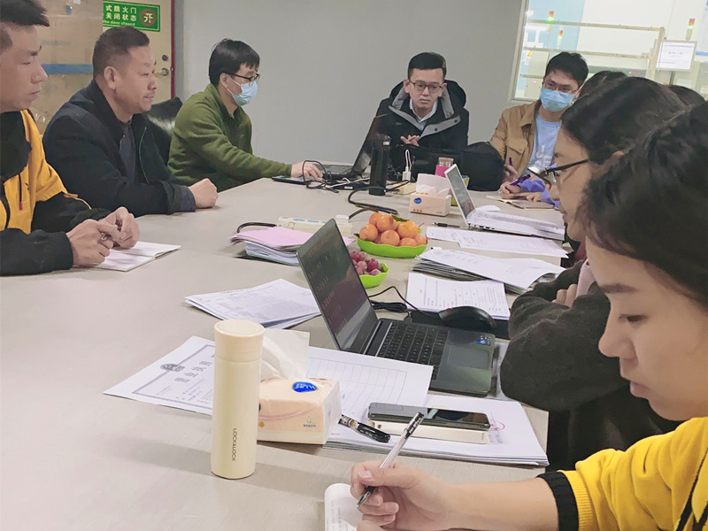 昨天，恒彩光電通過2022年度ISO三體系審核