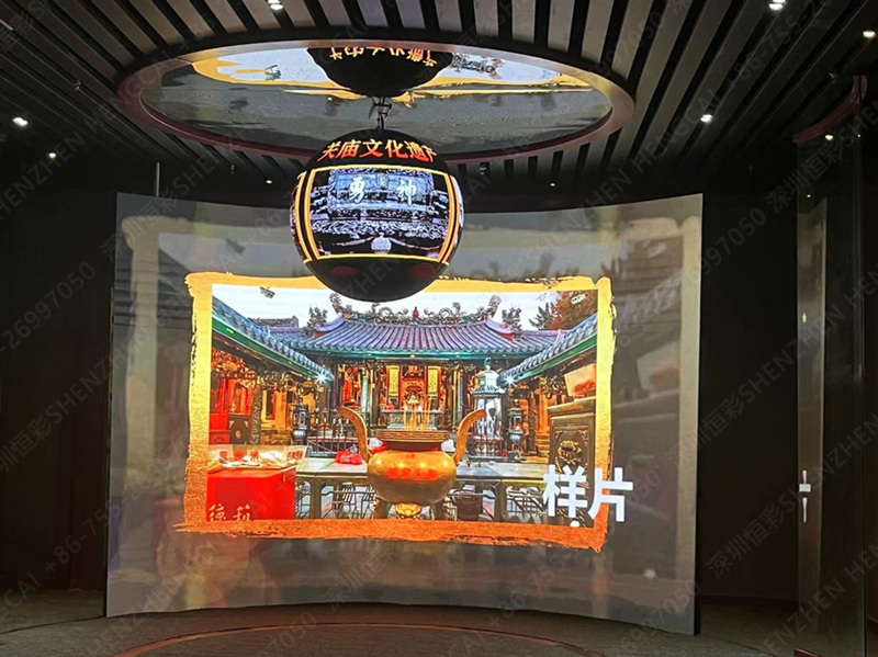 運城天下關公廟，LED顯示屏項目