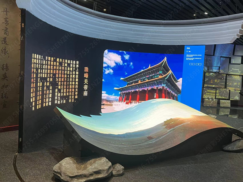 運城天下關公廟，LED顯示屏項目