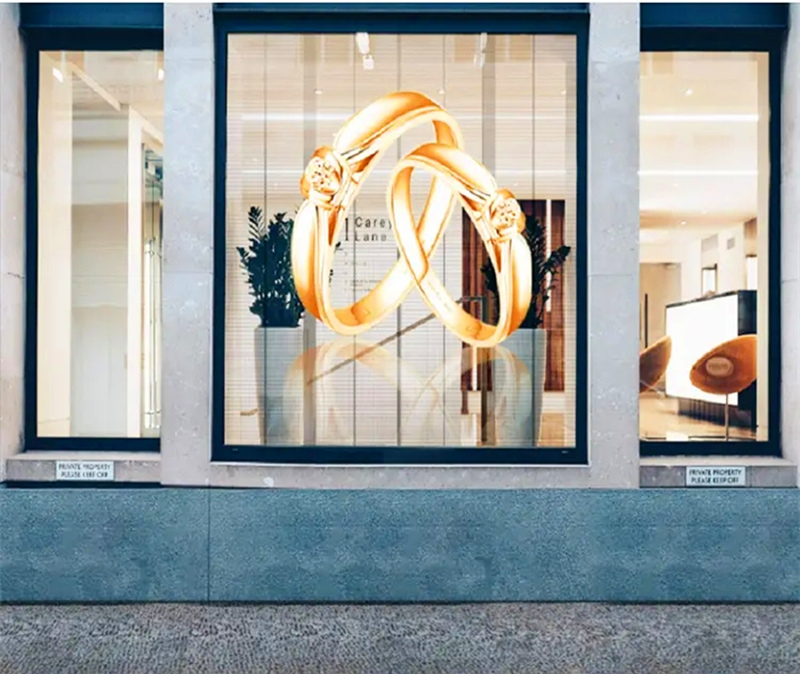 櫥窗透明LED顯示屏