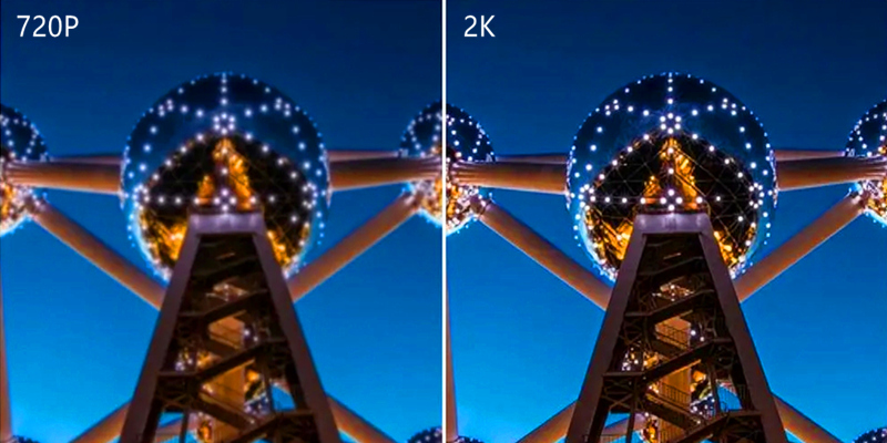 LED顯示屏不同分辨率的顯示效果